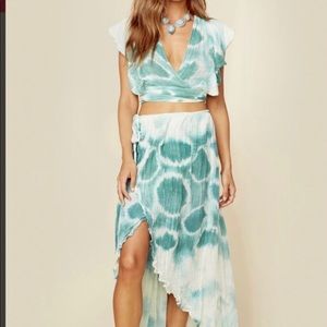 XS P Jen’s Pirate Booty Rare boho tie dye set